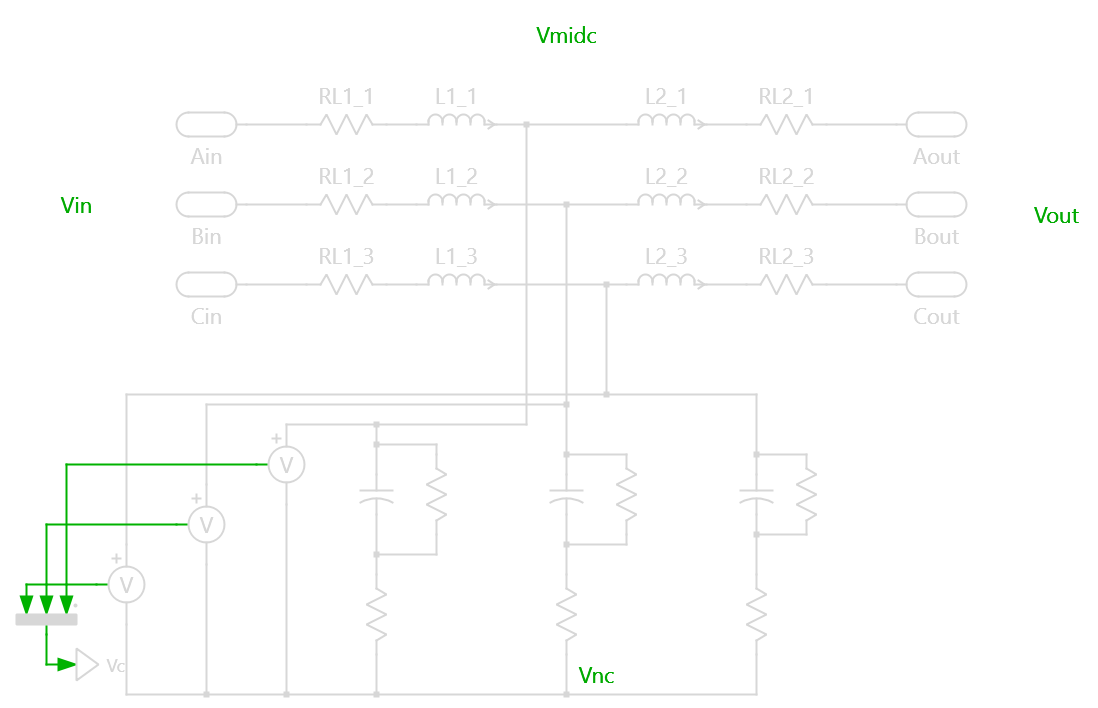 Esquema estructural del Filtro LCL